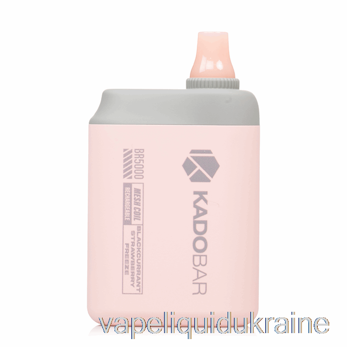 Vape Liquid Ukraine Kado Bar BR5000 Disposable Blackcurrant Strawberry Freeze